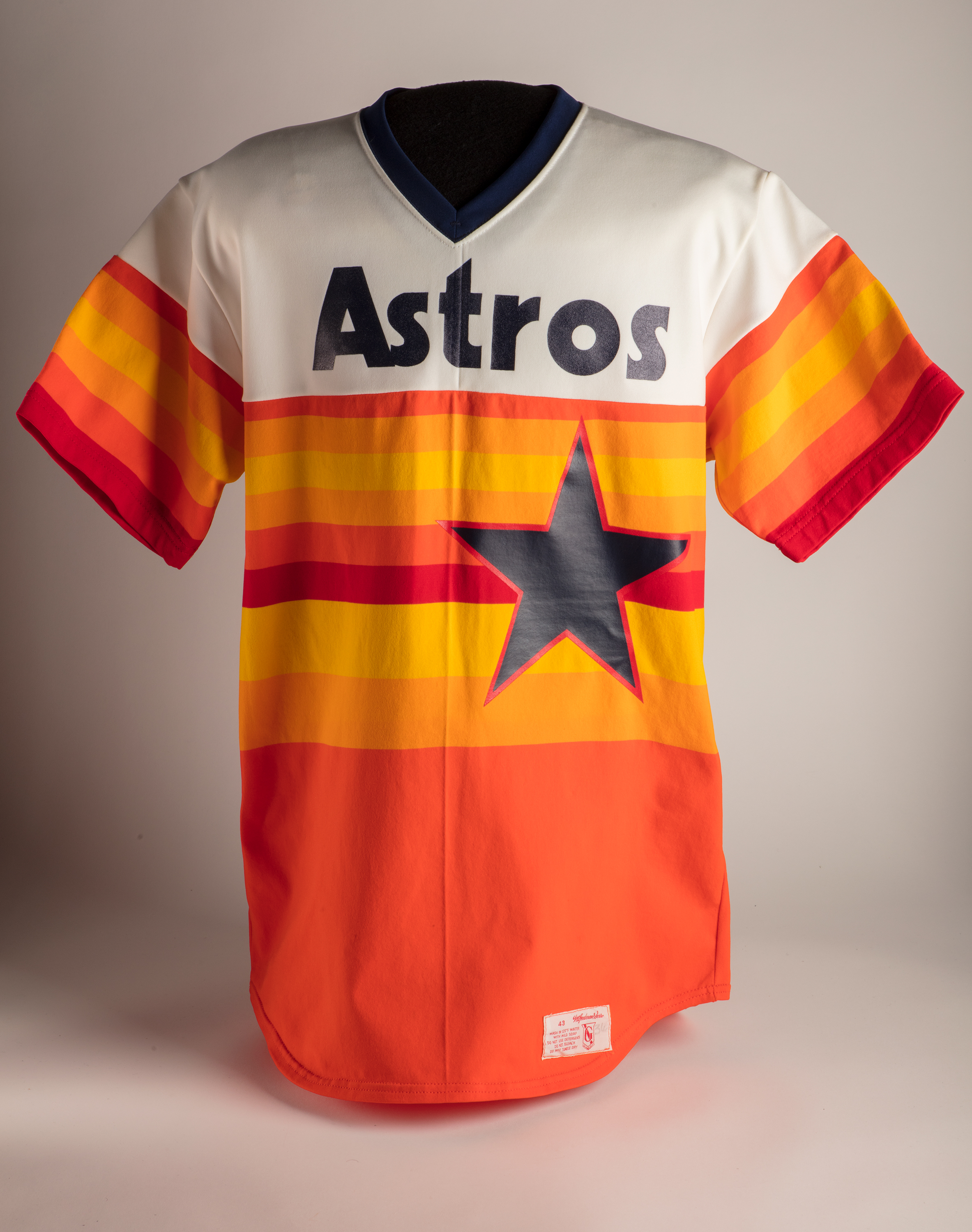 Origin of the iconic rainbow Houston Astros jersey 