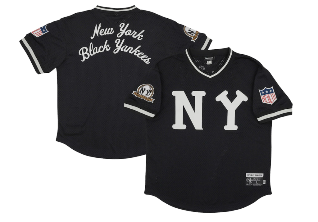 Stitches Men's Negro League Baseball New York Black Yankees Black