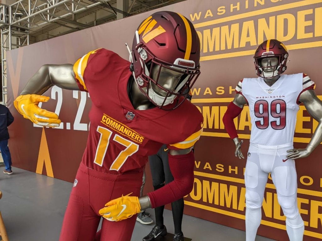 Photos: Washington Commanders Sport New Team Name, Uniforms, Logo